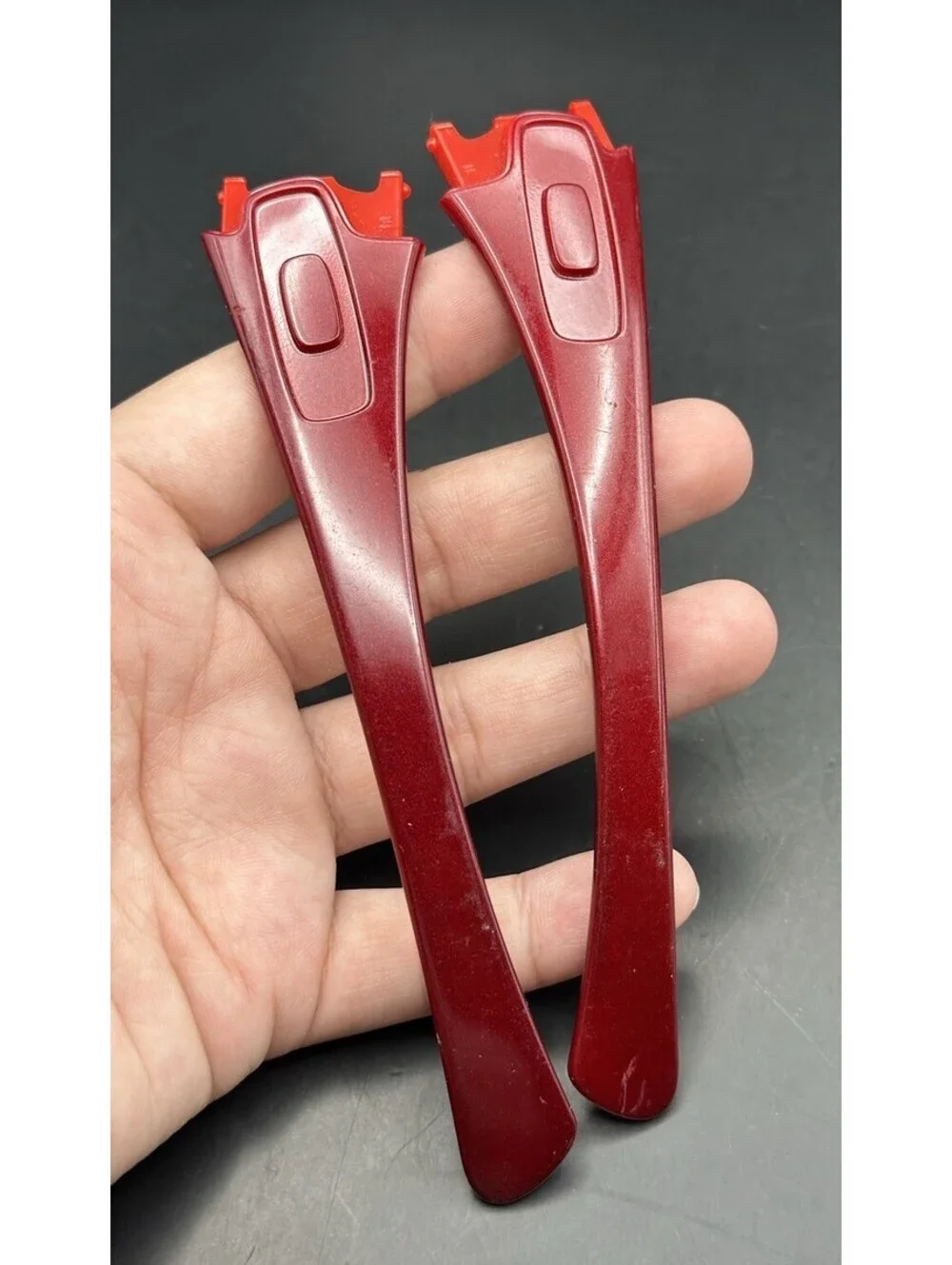 Oakley Antix Mettalic Red OEM Replacement Arms